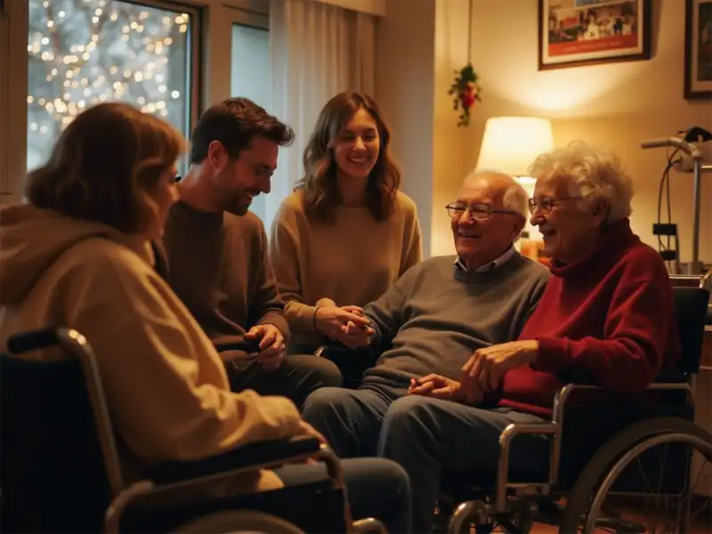 Betrokkenheid van Familie tijdens kerst is belangrijk voor ouderen in zorginstellingen